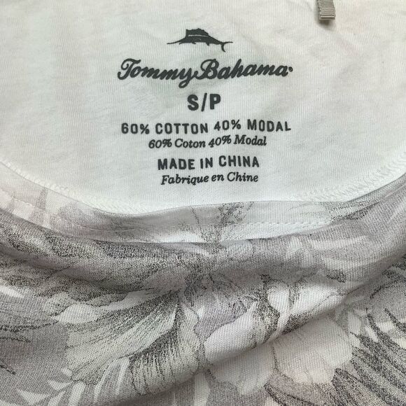 Seattle Seahawks Tommy Bahama White Floral Victory T-Shirt Small - Picture 4 of 8